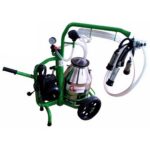 Aparat de muls vaci DKD 1 post bidon inox 30 litri sasi antistatic