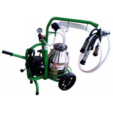 Aparat de muls vaci DKD 1 post bidon inox 30 litri sasi antistatic