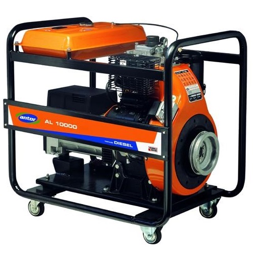 Generator ANTOR AL10000M diesel de 10 kVA ce poate fi pornit la sfoara