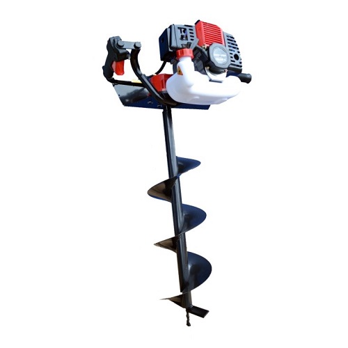Motoburghiu de pamant DKD WA44F-5 cu burghiu 200mm
