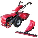 Motocultor DKD WMX 720 cu freza tractata si cositoare cu latime mare de lucru si coarne reglabile in toate directiile