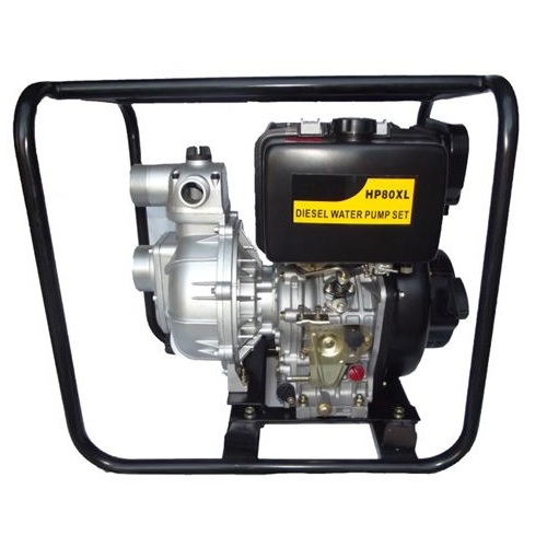 Motopompa Diesel DKD 80XL (E) pornire electrica motor 9 cai putere diametru 3 toli