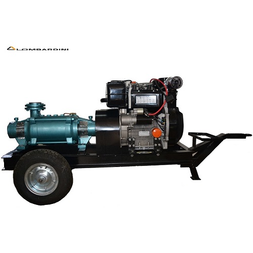 Motopompa Lombardini diesel 9LD625-2 R526 pentru pomparea apei la inaltime mare