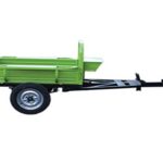 Remorca DKD 700kg pentru motocultoare diesel de 10 cai putere. remorci cu sarcina mare si cu roti cu dimensiunea de 400x12