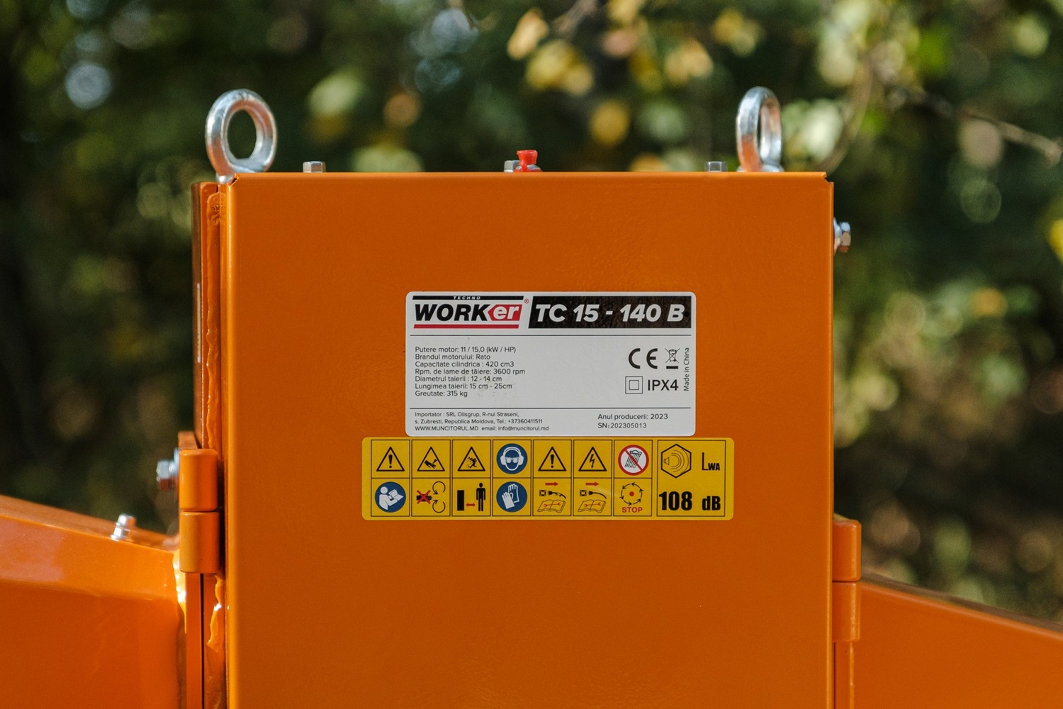 Tocator de crengi benzina DKD TC 15-140 B - imagine 3