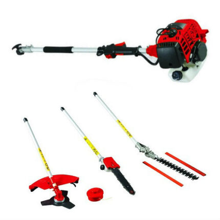 Trimer multifunctional DKD DY 325 de 1.7 CP cu motor pe benzina ce poate fi utilizat la cosit