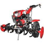 Motocultor Weima WM1100F-6 motor 16 CP 6 viteze latime lucru 110 cm freze roti cauciuc reductor usor/greu roti metal cositoare tambur rotativ 88 cm 5l ulei