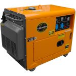 Generator curent Kama KDE 6500TN diesel putere max 5.5 kW rezervor 15 l 230V AVR & ATS inclus - imagine 2