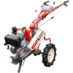 Motocultor Kama KDT 910CE diferential pornire electrica motor 9 CP Diesel 3+1 viteze roti cauciuc 4.00x10" + Dispozitiv musuroit - imagine 2