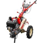 Motocultor Kama KDT 910LE diferential pornire electrica motor 9 CP Diesel 6+2 viteze roti cauciuc 4.00x10" + Set freza de adancime - imagine 9